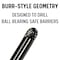 Drill America 1/4" x 6" Carbide Ball Bearing Drill Bit for Hardened Steel and Safes DMOBB1/4X6 - alternate 3