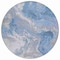 Homeroots 8' Blue And Ivory Round Abstract Washable Indoor Outdoor Area Rug 617622 - alternate 3