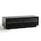 Homeroots 59in Black Glass And Wood Enclosed Storage TV Stand 473285 - alternate 1