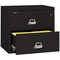 Fireking 25-3/16" W 2 Drawer Fire-Resistant Lateral File Cabinet, Black, Letter/Legal 2-3122-CBL - alternate 2