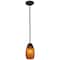 Access Lighting Champagne, Pendant, Oil Rubbed Bronze Finish, Brown Stone Glass 28012-1R-ORB/BRST - alternate 2