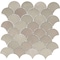 Daltile Miramo 3'' Ceramic Fan Wall Mosaic, 10PK MR46FAN3MBMSGL - alternate 3