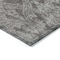 Homeroots 3' X 5' Gray And Pewter Damask Washable Indoor Outdoor Area Rug 616526 - alternate 2
