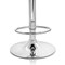 Elama 2 Pc Diamond Stitched Faux Leather Bar Stool in White with Chrome Base  and Adjustable Height ELM-704C-WHT - alternate 5