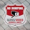 Signmission No Dumping Shield Sign This Property Is, 12 inch X 12 inch, Aluminum Metal Sign, 5PK SHI-A-5Pack-12-393 - alternate 2