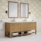James Martin Vanities Breckenridge 84" Double Vanity, Light Natural Oak w/ 3 CM White Zeus Top 330-V84-LNO-3WZ - alternate 4