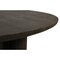 Homeroots 63" Dark Brown Solid Wood Round Top Dining Table 611871 - alternate 2