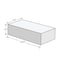 Expunge Expunge Cleaning Eraser, Bulk, White, 4.75"x2.5"x1.25" - Case of 24 X24 - alternate 2
