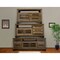 Homeroots 76" Brown Solid Wood Cabinet Enclosed Storage Distressed TV Stand 528722 - alternate 2