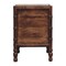 Homeroots 23" Brown Solid Wood One Drawer Nightstand 701712 - alternate 2