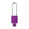 Brady Standard Key Retaining Lockout Aluminum Padlock 3 in Steel Shackle KD Purple SDAL-PRP-76ST-KD - alternate 3