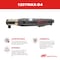 Ingersoll-Rand 1/2" Drive Air Ratchet Wrench, 88 ft-lb Max. Torque, 220 RPM 1207MAX-D4 - alternate 2