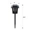 Pure Garden Solar Light and Insect Zapper, Black 50-173-MOS - alternate 3