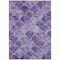 Homeroots 9' X 12' Purple Lilac And Lavender Abstract Washable Indoor Outdoor Area Rug 577683 - alternate 3