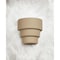 Luxury Lighting Fasciato 10 in Tall Ceramic Outdoor Wall Light, Cottonwood Paint Finish 124-00-CW-ud-7 - alternate 3