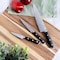Oster Ginley 3 Piece Stainless Steel Cutlery Set in Black 144314.03 - alternate 2