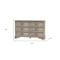 Homeroots 47in Light Gray Solid Wood Console Accent Cabinet With Six Drawers 712214 - alternate 2
