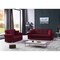 Homeroots 89" Burgundy Chenille Convertible Futon Sleeper Sofa And Toss Pillows With Storage 607148 - alternate 3