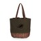 Picnic Time Family Of Brands NFL Miami Dolphins - Coronado Canvas and Willow Basket Tote 203-00-140-174-2 - alternate 2