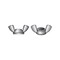 Hillman Wing Nuts, Forged, Zinc-Plated Steel, 10-24  , 100PK 180243 - alternate 2