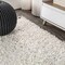 Jonathan Y Mercer Shag Plush Tassel White 4 ft. x 6 ft. Area Rug MCR100A-4 - alternate 2