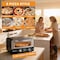 Equator ELECTRIC PIZZA OVEN Multi Program w / Baking Stone Countertop 0.5cf 110V 806918 - alternate 3
