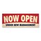 Signmission Now Open, 24 Inch, Decal D-24-30404 - alternate 1