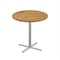 Correll Round Cafe Table, 42 in W, 42 in L, 42 in H, Particleboard Top, Medium Oak SXB42R-06-98-06 - alternate 1