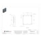 Wiegmann Captive Screws Electrical Enclosures, 18 in H, 4 in D, 18 in W, 1, Steel SC181804 - alternate 4