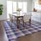 Homeroots 8' X 10' Navy Blue Purple And Beige Plaid Washable Indoor Outdoor Area Rug 601413 - alternate 3