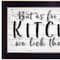 Homeroots We lick the Spoon 3 Black Framed Print Kitchen Wall Art 406761 - alternate 2