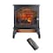 Edendirect 18 in. Freestanding Infrared Electric Fireplace with Timer in Black ZR-W1769112698 - alternate 1