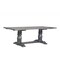 Homeroots 88" Light Gray And Gray Solid Wood Trestle Base Dining Table 318899 - alternate 1
