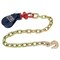 Mytee Products 2 Ton 3in Sheave Snatch Block with Shackle and Chain Anchor, 4PK SB3-2-ShackleCAx4 - alternate 2