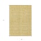 Homeroots 3' X 5' Gold And Ivory Floral Washable Indoor Outdoor Area Rug 581864 - alternate 4