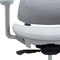 Homeroots Set of Two Gray Adjustable Height Swivel Rolling Office Chair 638366 - alternate 2