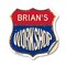 Signmission Brian's Workshop, 18 Inch X 18 Inch, Vinyl Decal SHI-D-18-489-BRIAN - alternate 1