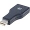 Manhattan - Strategic MINI DISPLAYPORT MALE TO DISPLAYPORT FEMALE, ADAPTER, BLACK 354141 - alternate 1