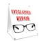 Signmission Eyeglass Repair, 36 Inch x 24 Inch A-frame Yard Sign, Plastic Sign SBC-2436-Eyeglass Repair - alternate 1