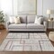 Homeroots 9' X 12' Taupe Charcoal And Copper Geometric Washable Indoor Outdoor Area Rug 588348 - alternate 5