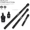 Neiko 1/2'' Drive Impact Extension and Adapter Set, 5-Pieces, 5'', 10'', 15'' Size 00256A - alternate 3