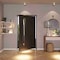 Vdomdoors Pivot Aluminum Door Axis 1133 Teak Entry Door W64xH100 Left Inswing AXIS1133PEXD-lam-W64xH100-LH-I - alternate 2
