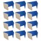 Flipside 18 x 48 Study Carrel Blue Corrugated Pack of 12 61846-12 - alternate 2