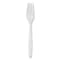 Zoro Select Disposable Forks, Heavyweight, White, 1,000 PK BWKFORKHWPPWH - alternate 3