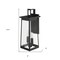 Homeroots Alden 2-Light Matte Black Wall Light 398456 - alternate 2