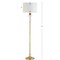 Jonathan Y Adalyn 61" Crystal / Metal LED Floor Lamp, Clear/Brass Gold JYL2031A - alternate 6