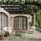 Homeroots 6' X 9' Green And Ivory Palm Leaf Indoor Outdoor Area Rug 550189 - alternate 3