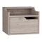 Homeroots 13" Gray Wood One Drawer Floating Nightstand 543704 - alternate 5