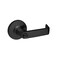 Trans Atlantic Black Entry Lever Trim with Lock for Panic Exit Device ED-LHL500-BK - alternate 1