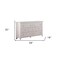 Homeroots 58" White Solid Wood Seven Drawer Triple Dresser 374200 - alternate 3
